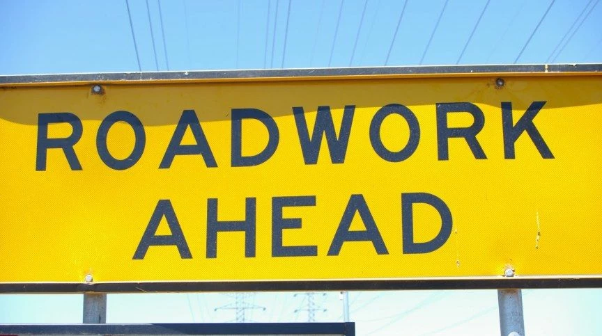 Roadwork ahead
