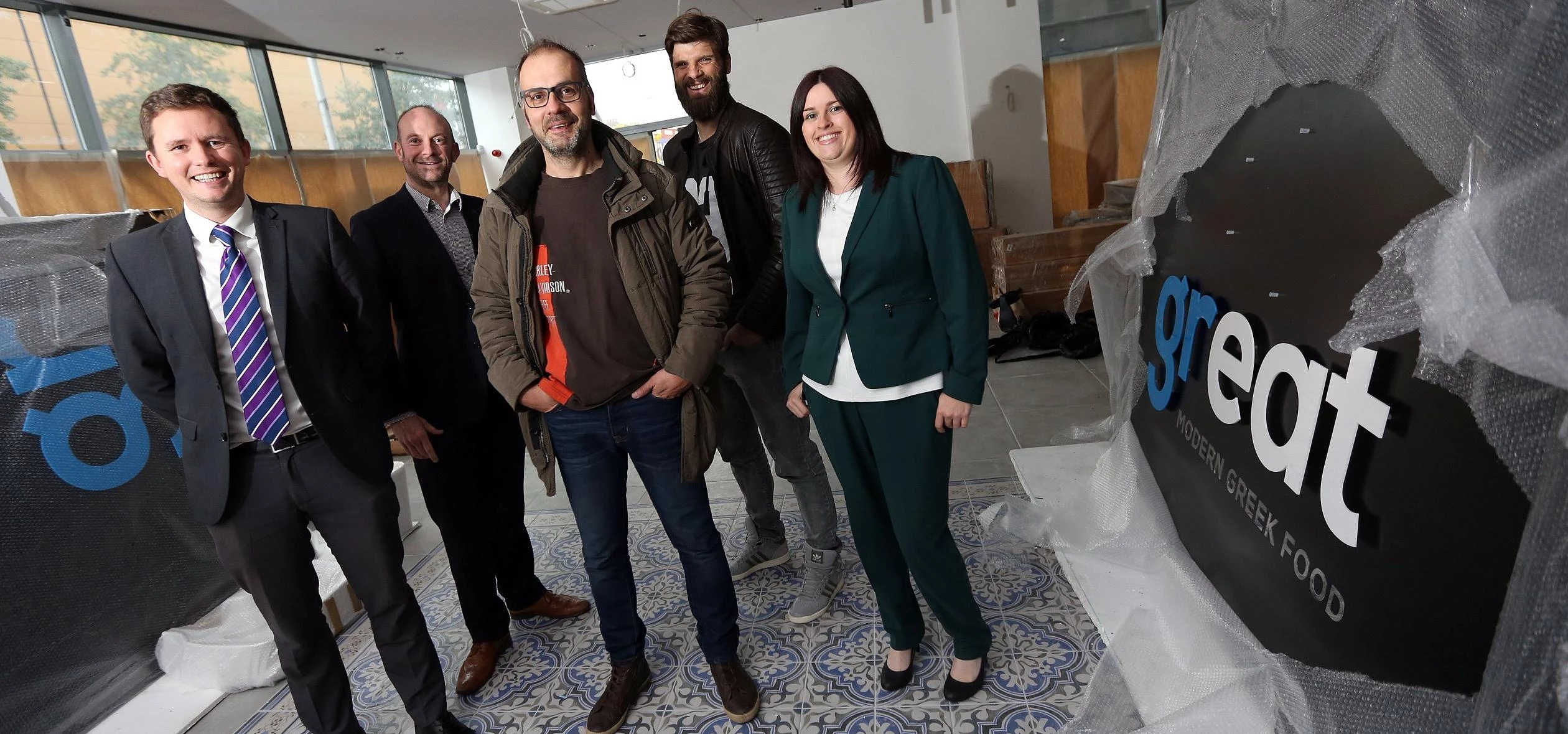James Dale (Anderson Barrowcliff), Jamie Brown (Endeavour Partnership), Nikos Pitsoulis, Dimi Konsta