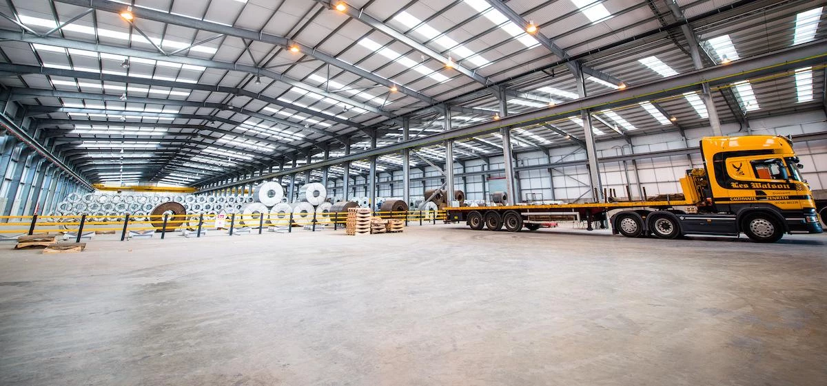 The facility comprises 260,000 sq ft of internal storage