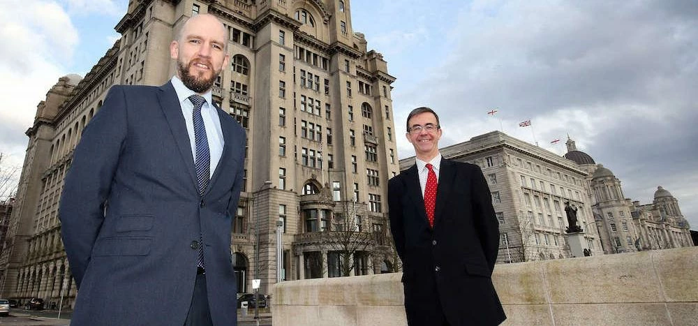 Grant Thornton's Matt Foddy (left) with Neil Sturmey