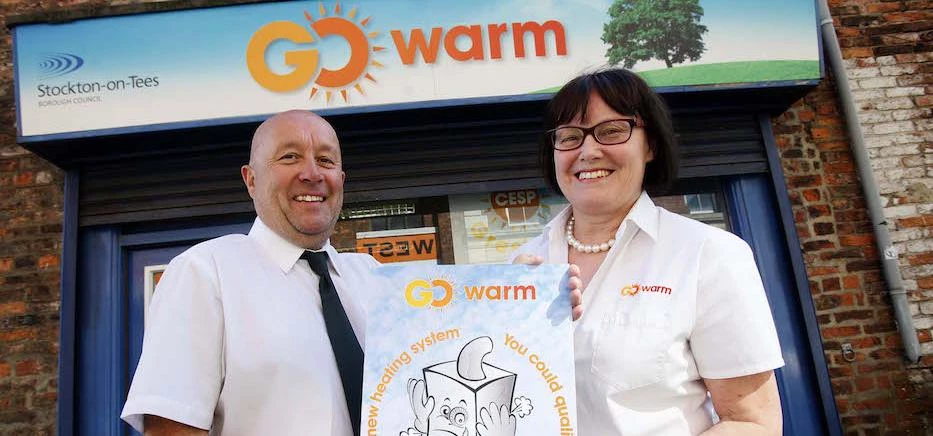 Pauline O'Kane and Geoff Steele from Go Warm.