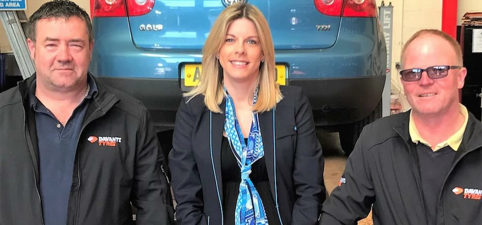 Stephen Armstrong, Jubilee Tyre and Exhaust, Jane Brown, Barclays and Russell Taylor, Jubilee Tyre a
