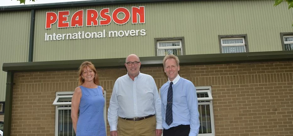 From L-R Managing Director, Frances Reed, Pearson Owner Stephen Hayward and Operations Director, Ste