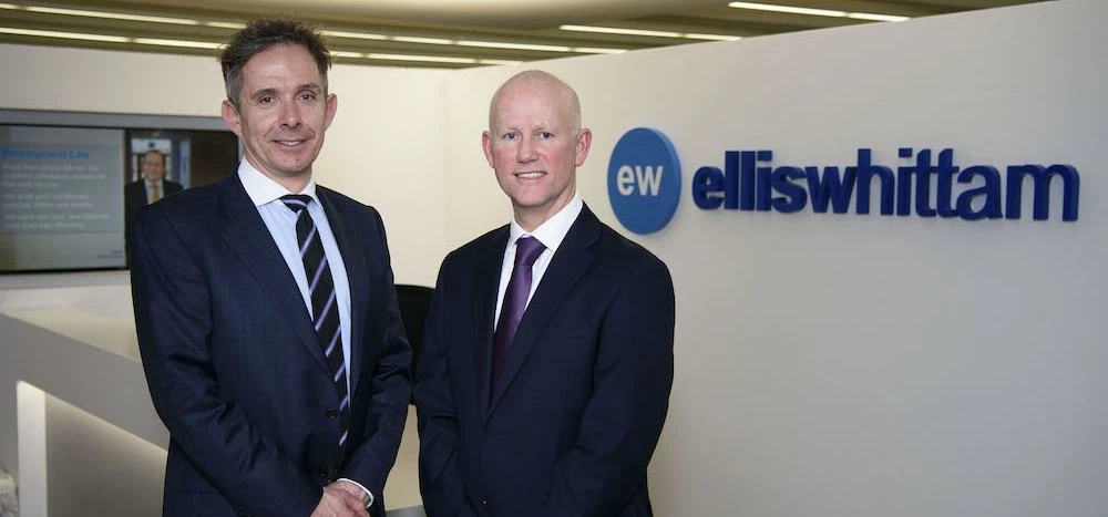 Ellis Whittam CEO Mark Ellis (left) with MD Gavin Snell