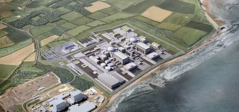 Hinkley Point nuclear power station. 