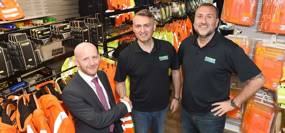 L-R: Paul Williams, Scott Ward and Jason Ward