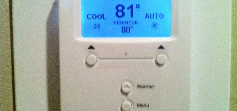 Our smart thermostat from OG&E