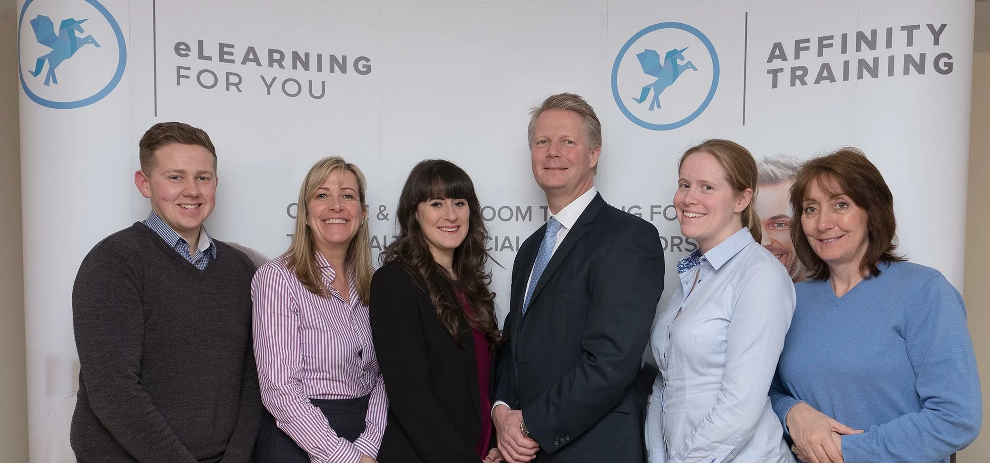 The team at eLearning For You and NCFE’s Clarissa Harrington celebrate their collaborative working r