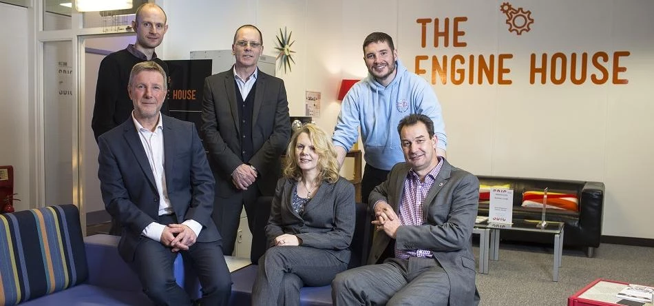 From left to right: Chris Pimlott, MyBuzz Technology; John Booth, Centre Manager, Tony Corcoran, Inc