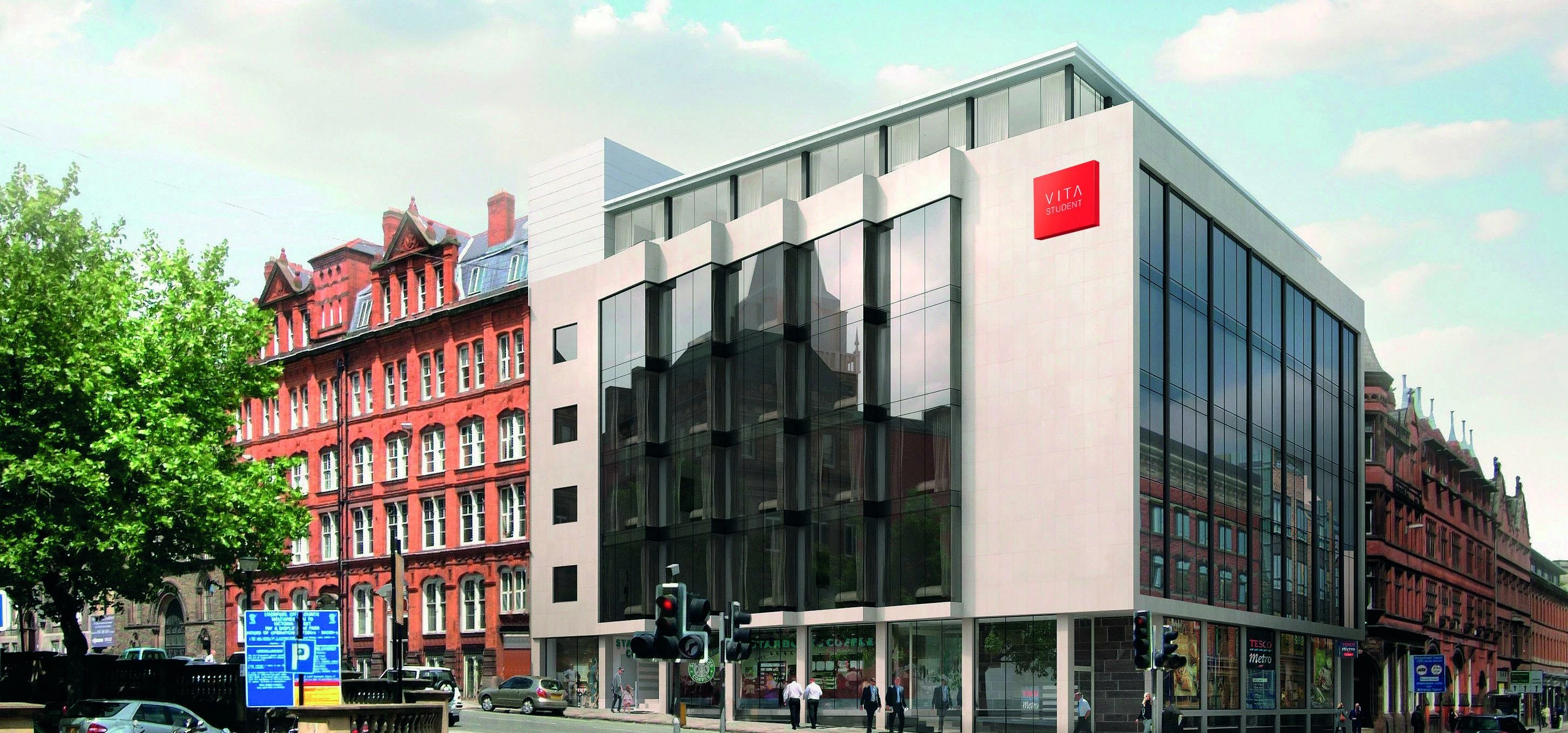 The development on Crosshall Street, Liverpool