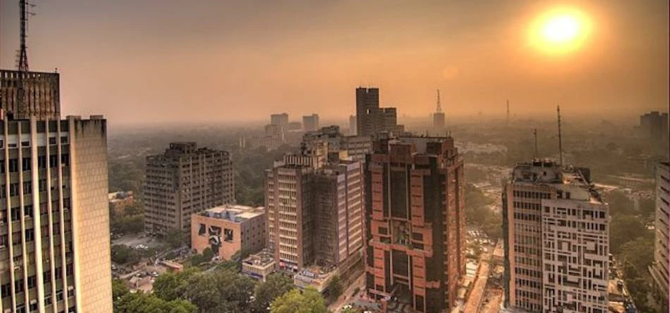 Delhi Skyline / source: Wikimedia