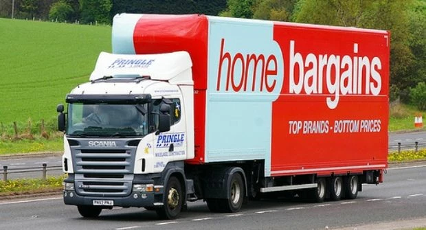 Home Bargain lorry