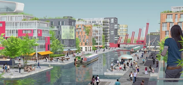 The Meridian Water development will deliver 5,000 homes in several phases. Photo: Meridian Water