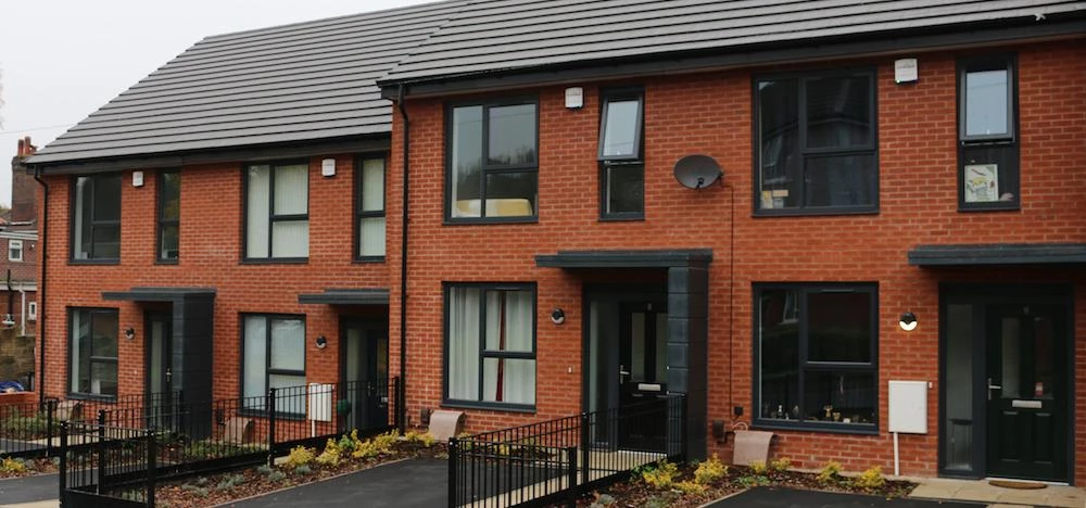 Completed homes at RBH's Queens Drive development.