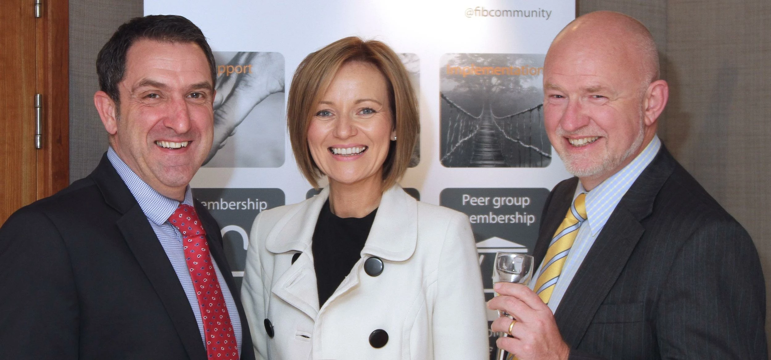 Paul Bevan (Mazars), Dani Saveker (CEO, FiB), Alistair Wesson (Mazars’ East Midlands Managing Partne