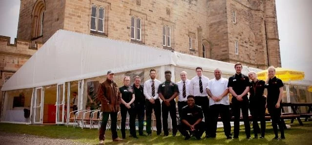 Some of the 1879 Events Management team at the event