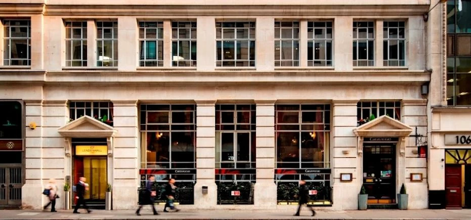 Prospect Property Group’s serviced office centre at 107 Leadenhall Street, London