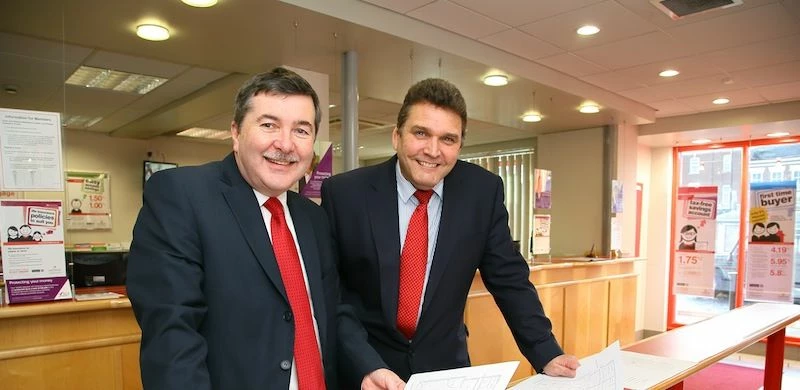 John Wall, Teesside District Manager, and Paul Richardson, Operations Director at Darlington Buildin