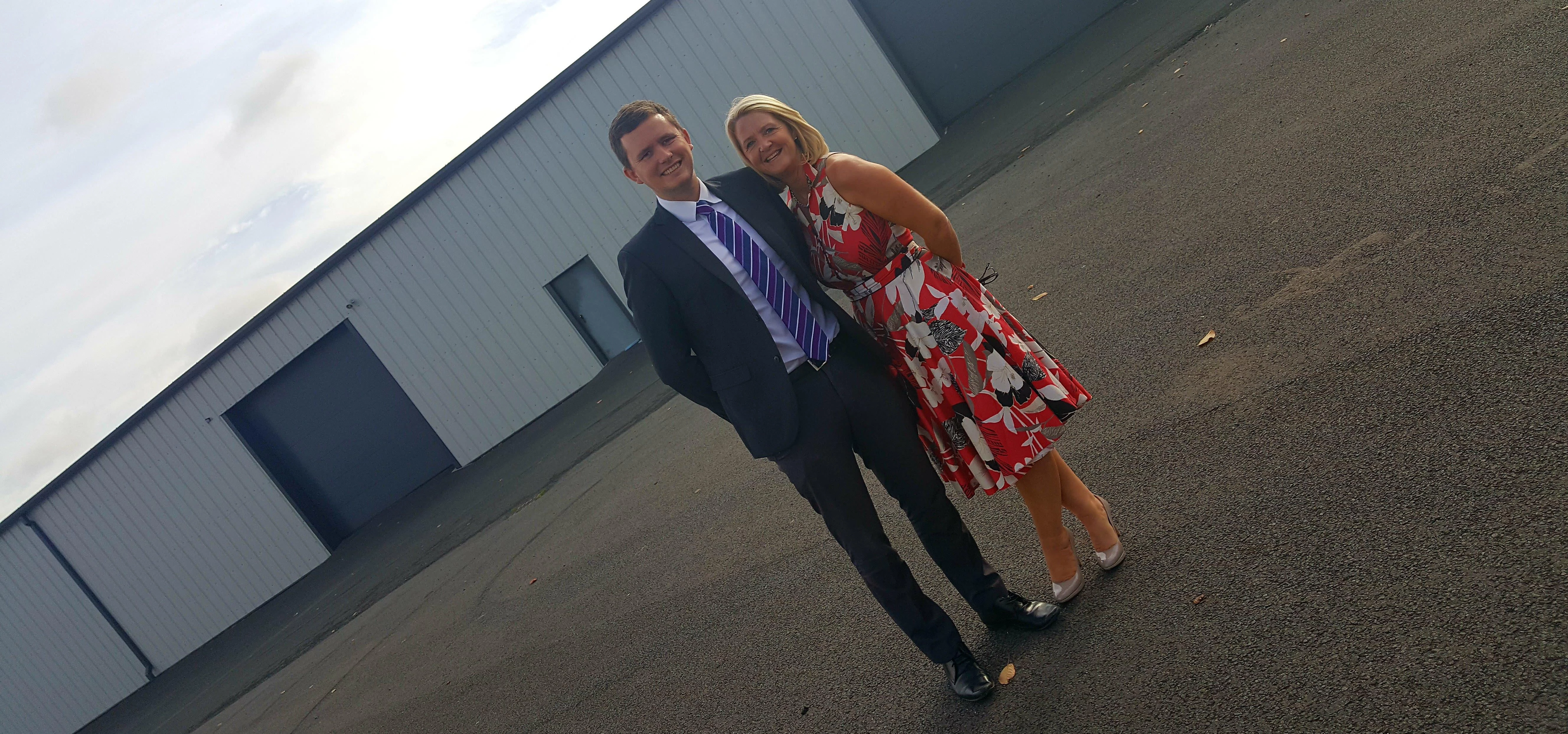James Dale and Joanne Lowes