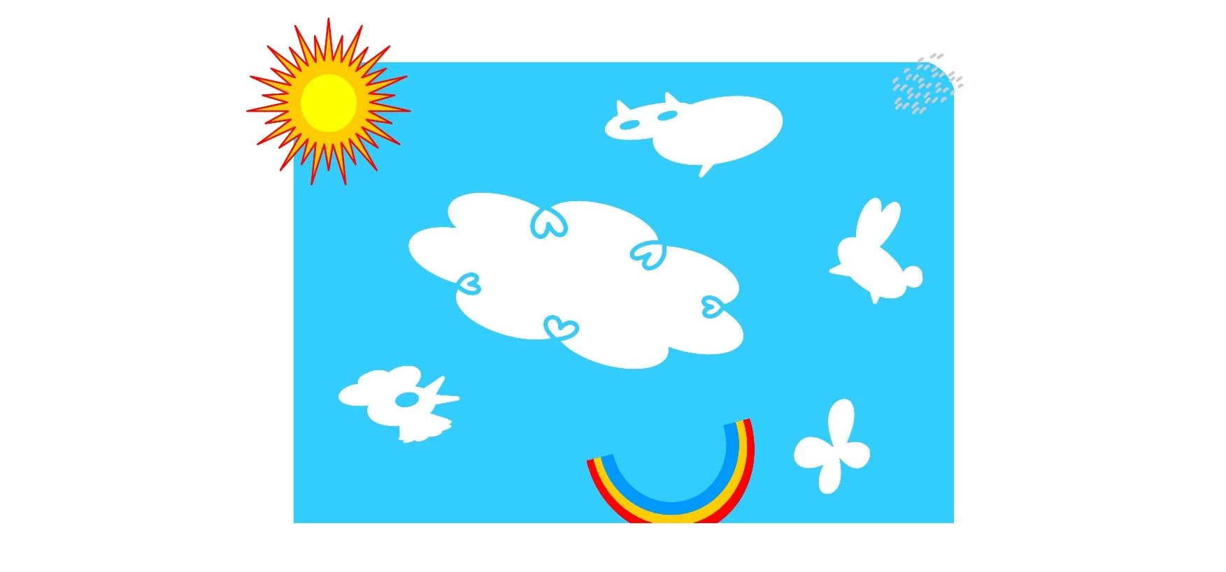 Clara the Cloud - one of Fearnley and Fearnley's vibrant characters.