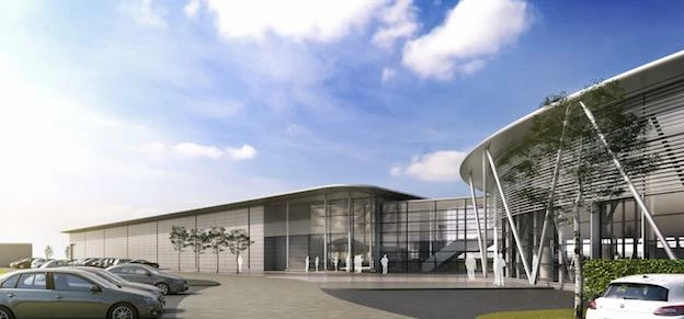 Factory 2050 at Sheffield Business Park - under construction at the centre of Sheffield's manufactur