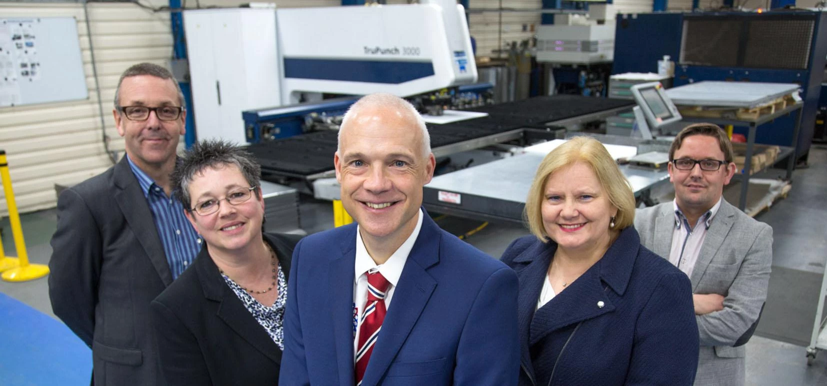 (l-r) Steve Jolliffe (Start 2 Finish Marketing), Alison Phillips, Tony Hague (PP Business Improvemen