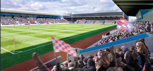 Artist impression of York Community Stadium