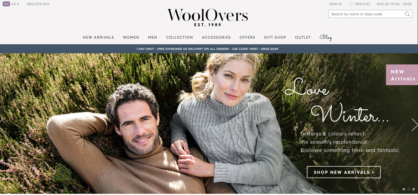 WoolOvers has partnered with Global-e to expand its reach in international markets.