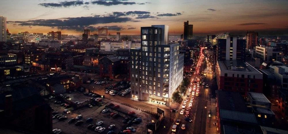 Visual of proposed Mulbury scheme in Port Street, Manchester