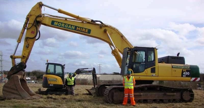 D Morgan excavator
