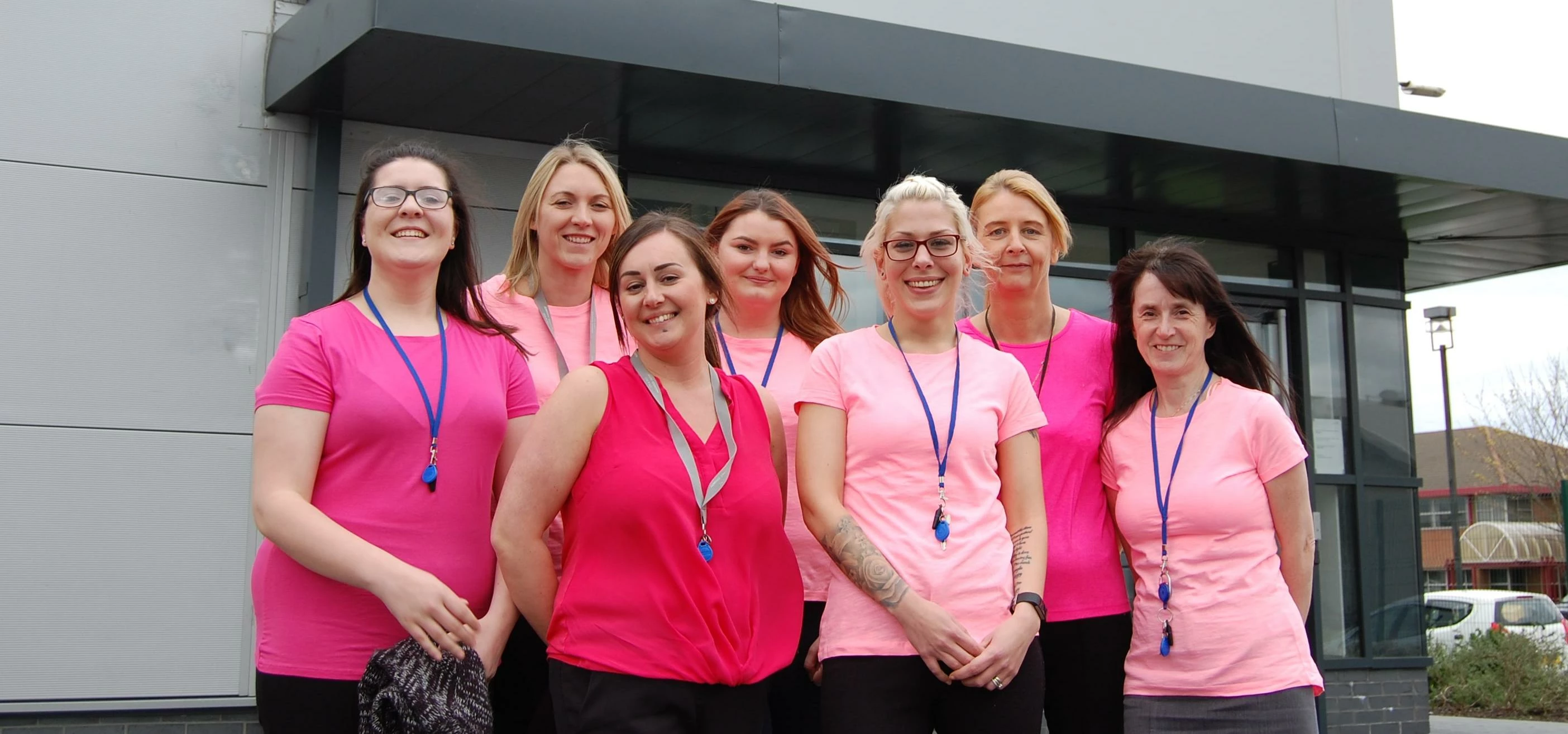 Colleagues from On a Roll are taking on this year's Race for Life. from left to right, Alice Worthy,