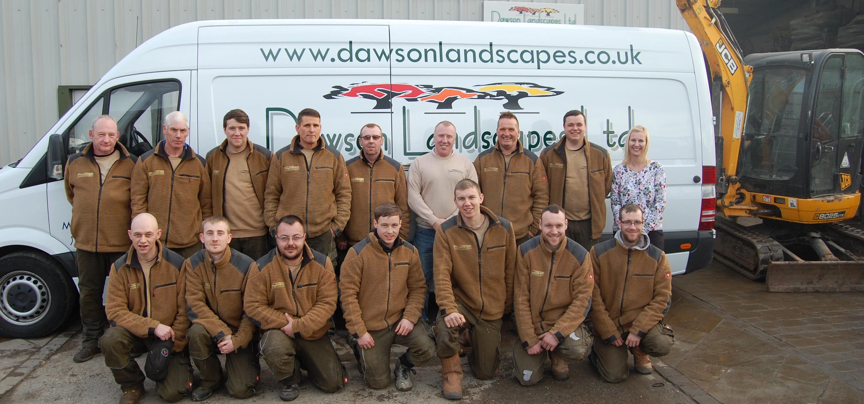 National Champions: The team at Dawson Landscapes have tasted success in a national competition