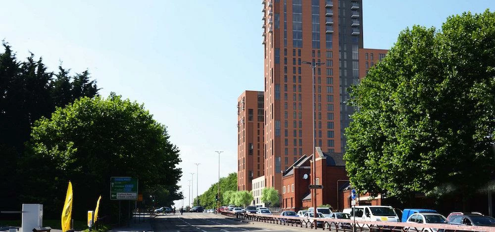The tower complex will be located on the junction of Oldfield Road and Regent Road
