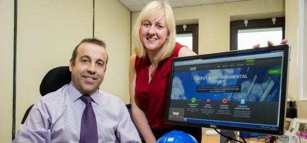 Colin Jones of Inteb Managed Services with Sue Chambers, MSIF investment manager 