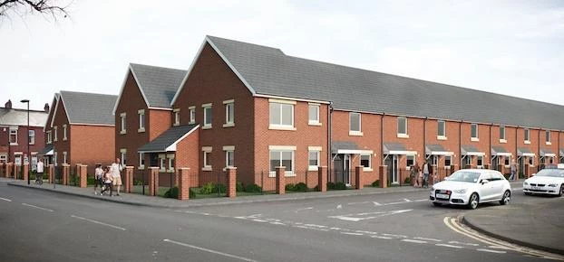The work is part of North Tyneside Council's ten-year drive to create 3,000 extra, affordable homes
