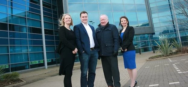 (l to r) Victoria Walton, partner, Swinburne Maddison, Dan Smyth, Bede Gaming, Michael Hogan, ESH S