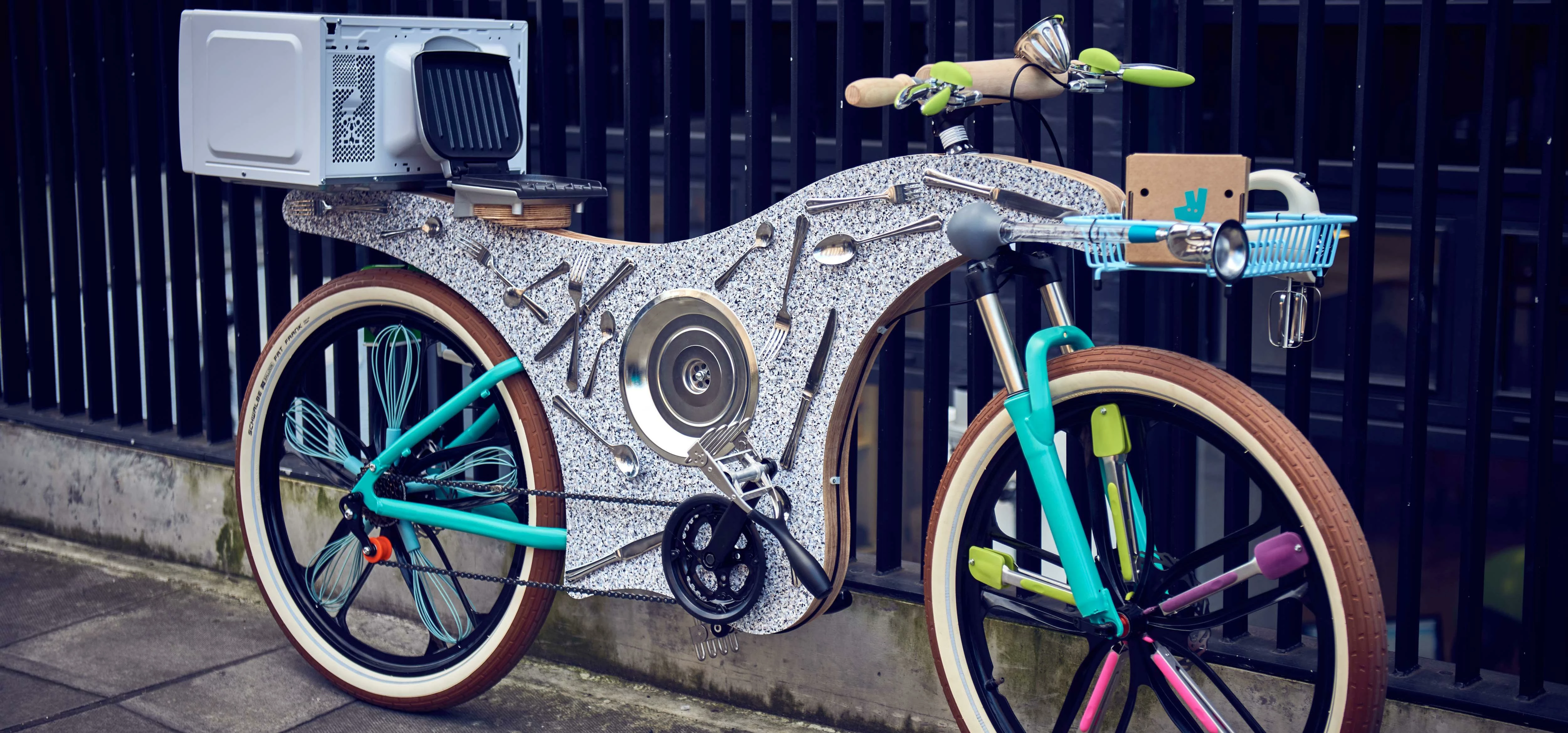 Deliveroo's up-cycled bicycle 