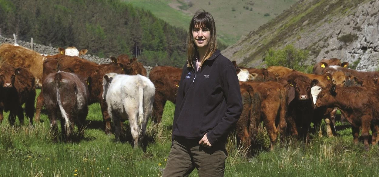 Mary Gough, Farming Officer for Northumberland National Park Authority.