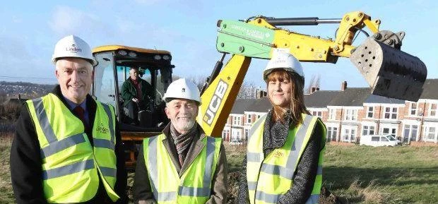 Managing Director with Galliford Try Partnerships North Stephen McCoy as work began on new Gateshead