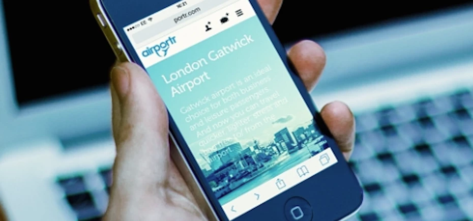Portr works with London City Airport and London Gatwick