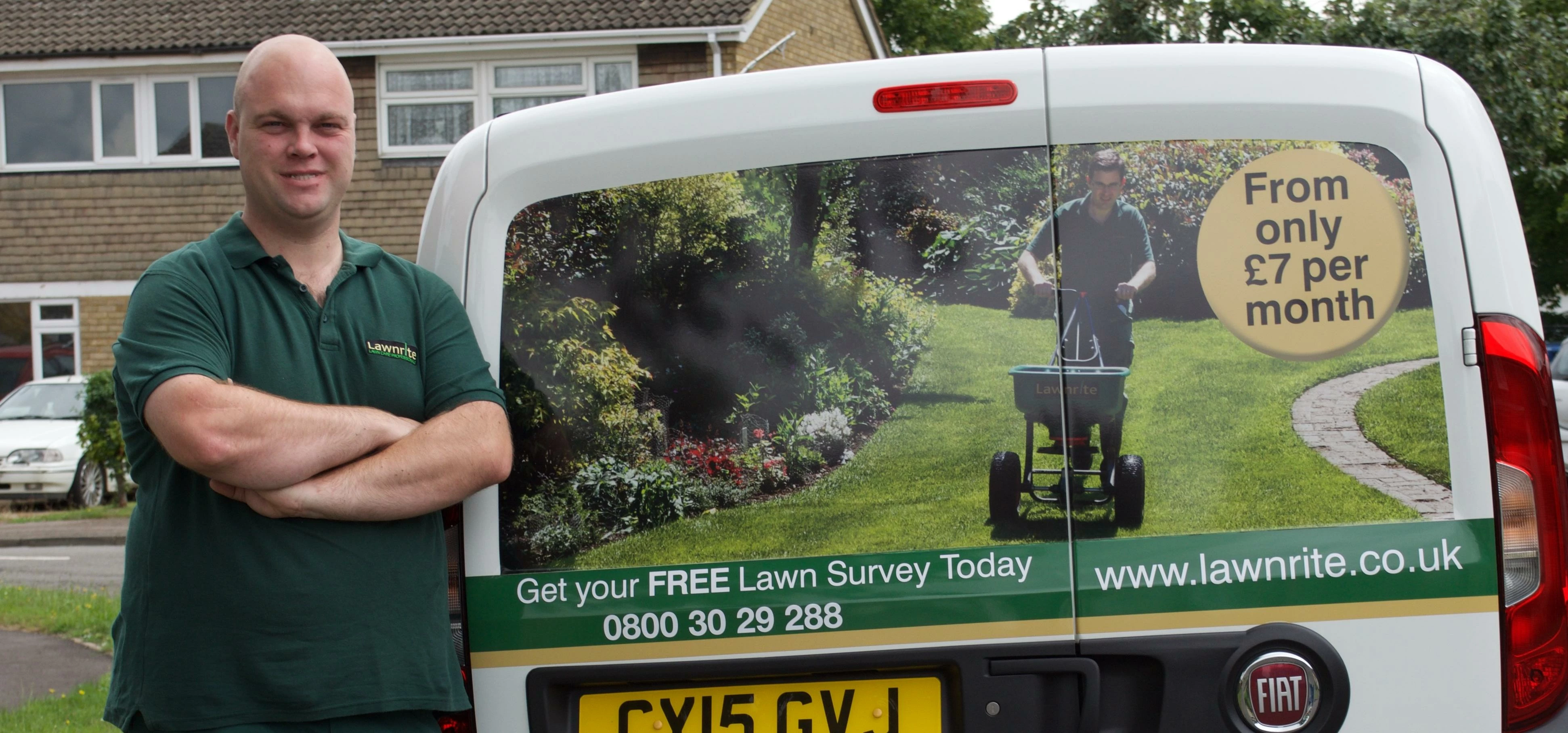 Jon Boon has opened the new Lawnrite franchise in Hitchin