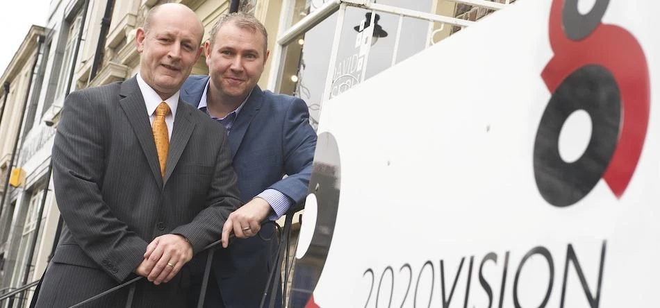  L-R Neil Titterington and Graeme Lloyd of 2020 Vision Systems.