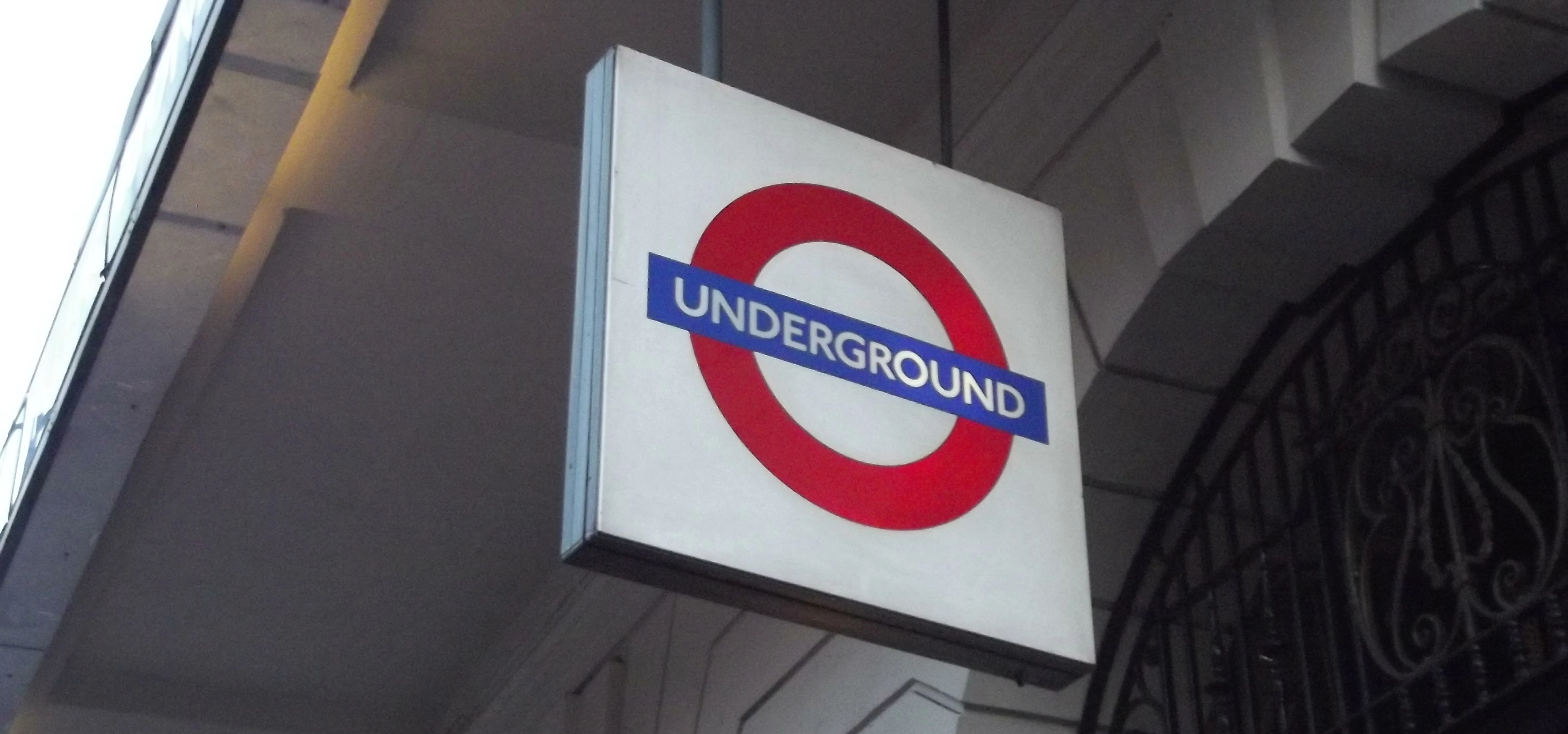Victoria Arcade - Victoria, London - Underground sign
