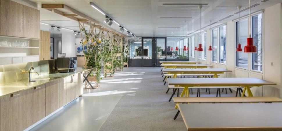 Interior of Cundall's new London office.