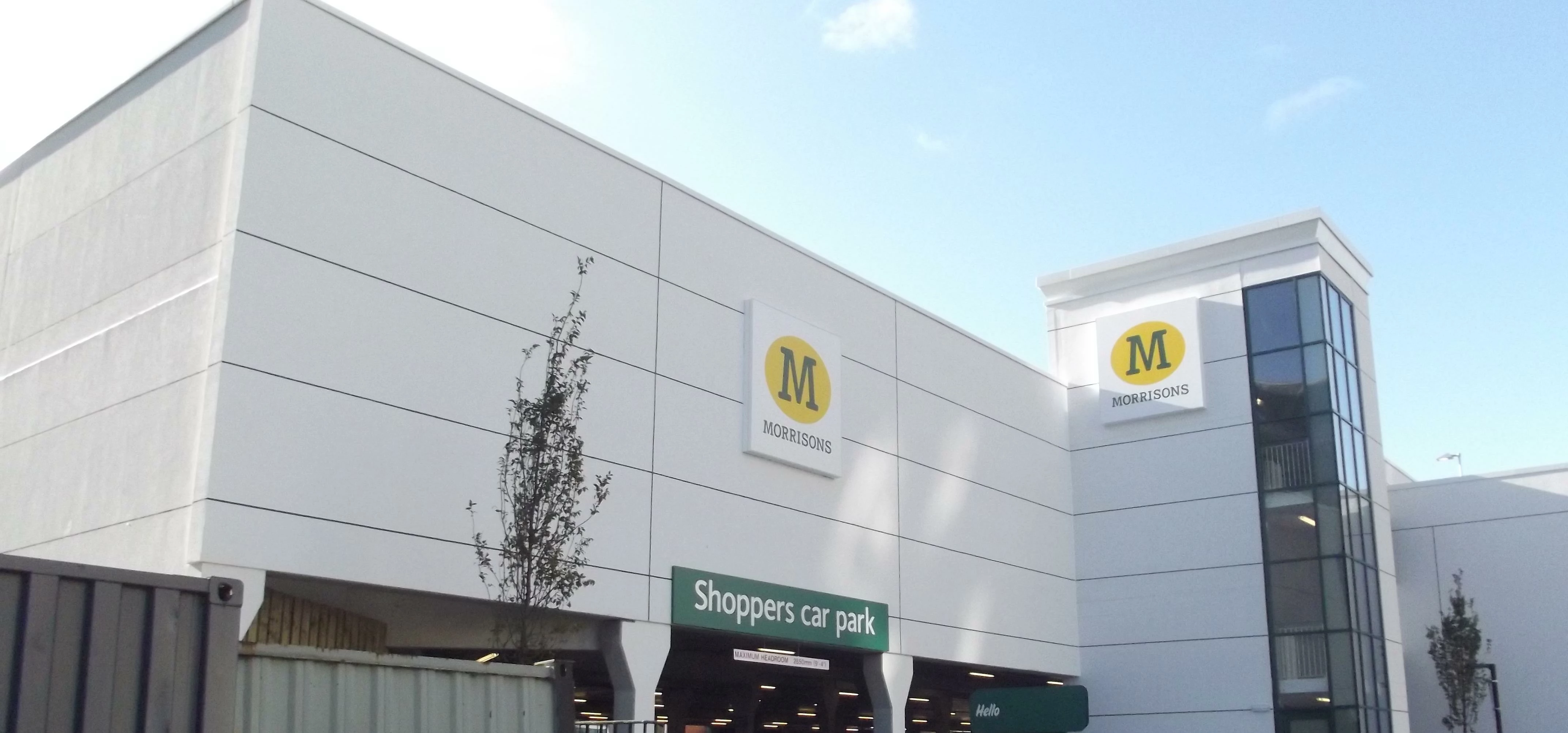 Morrisons Five Ways - from Hagley Road - Shoppers car park