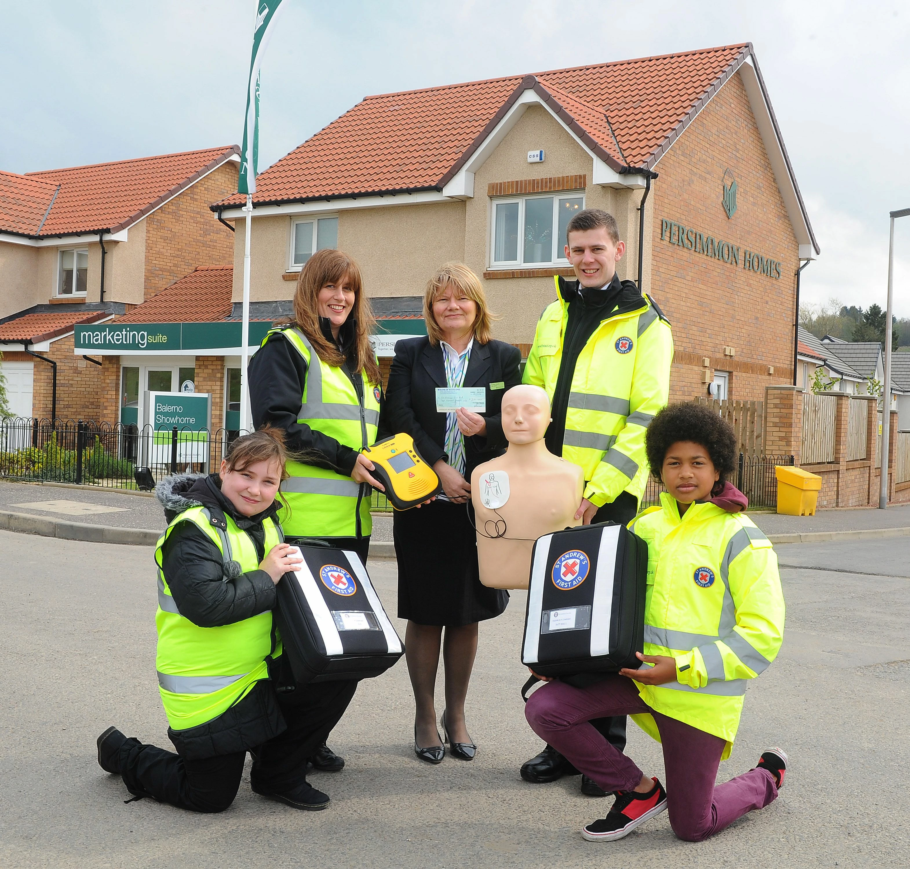 House builder supports local First Aid charity 