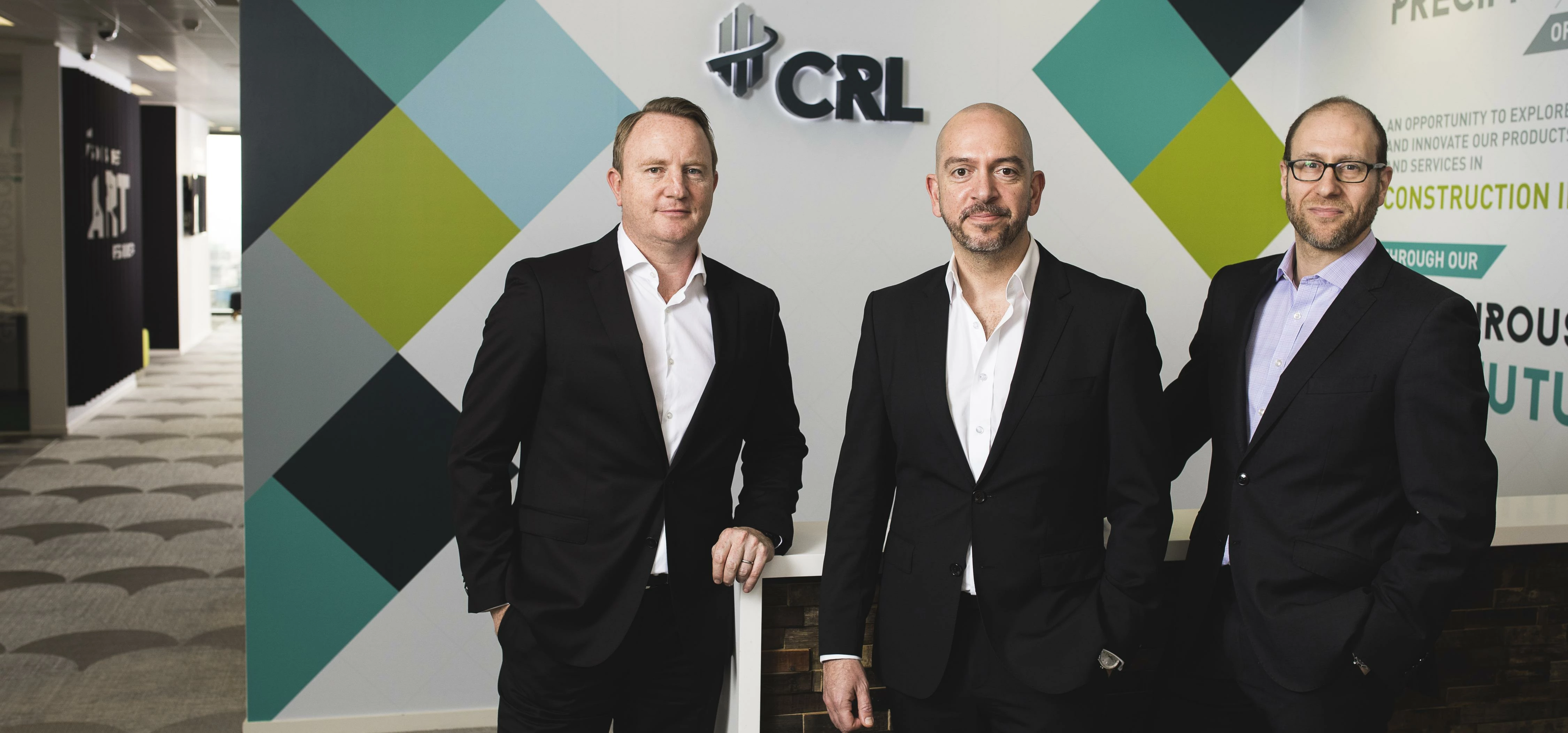 (left to right) CRL’s executive team David Hudson - Chief Financial Officer, Steve Mansour - Chief E