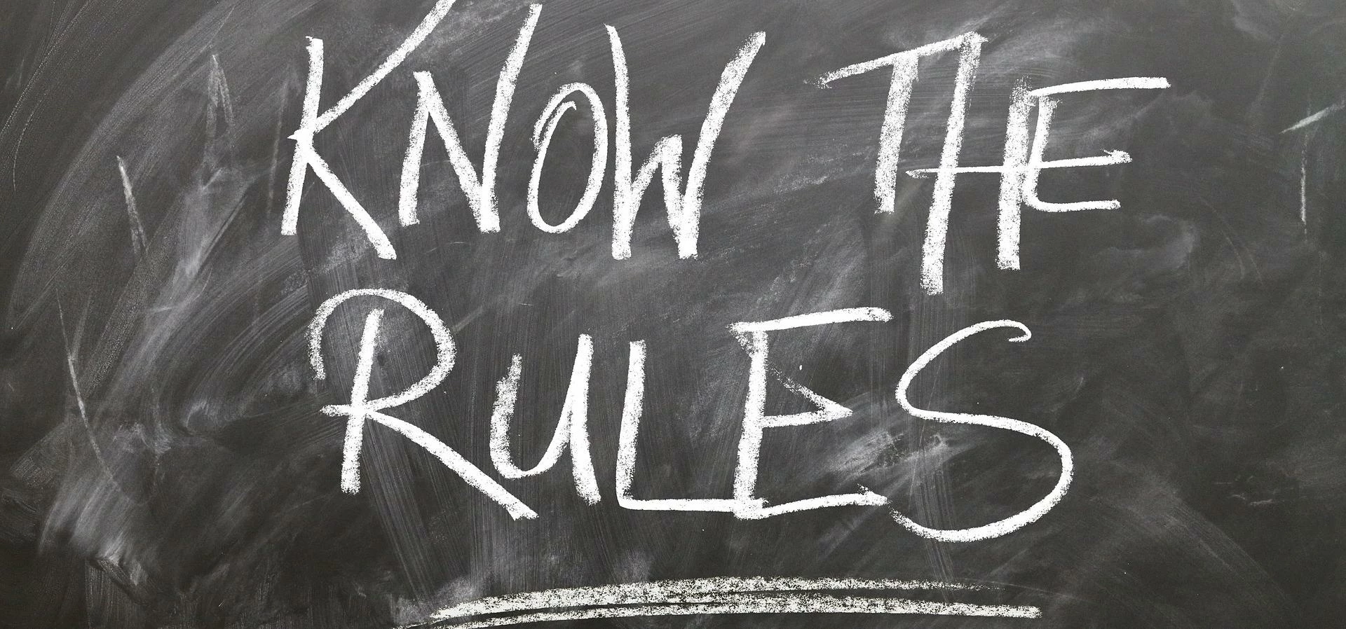 know the rules