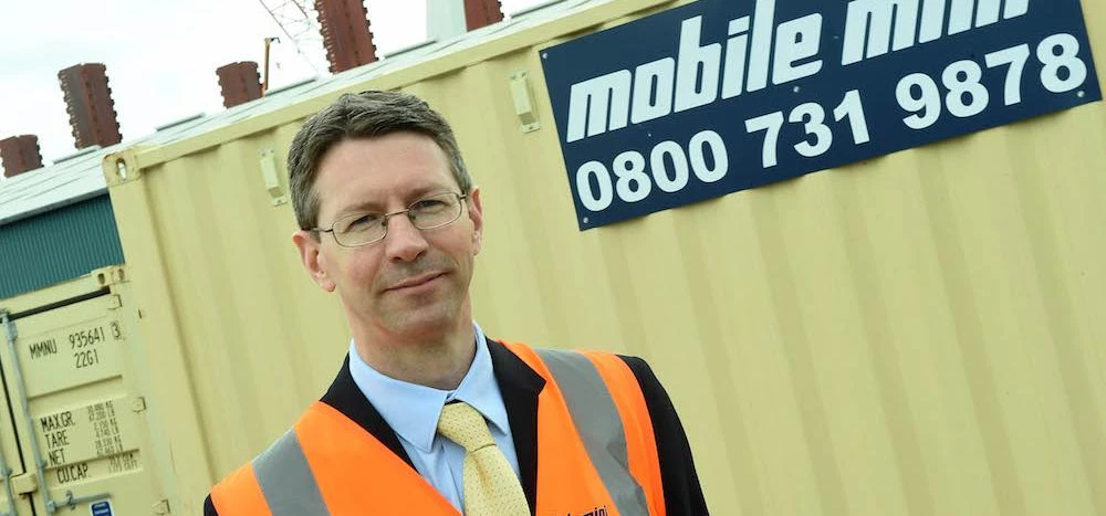 Chris Morgan, managing director of Mobile Mini UK