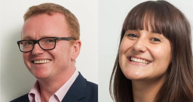 Andrew Rosbottom and Kimberley Smyth